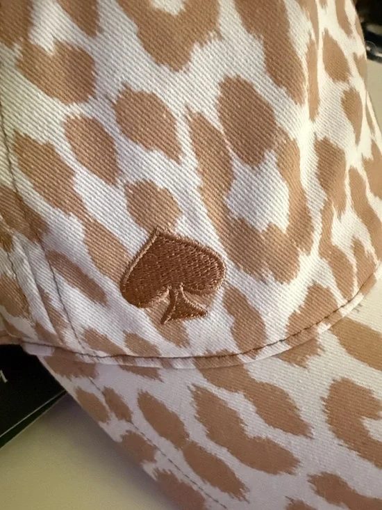 Kate Spade New York modern leopard print baseball cap NWT - Picture 4 of 7